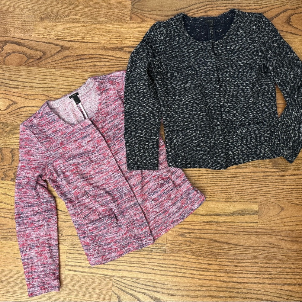J. Crew *2 Blazer/Cardi Bundle* Tweed